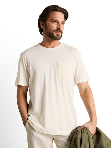 TOM TAILOR Μπλουζάκι σε λευκό: μπροστά