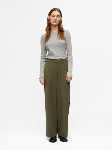 Wide leg Pantaloni 'Lisa' de la OBJECT pe verde