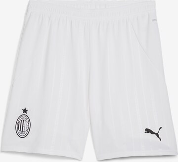 PUMA Sports trousers 'SporthoseAC Milan 24/25' in White: front