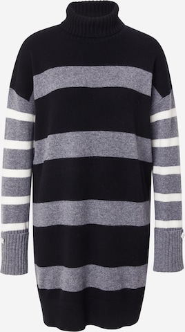 Liu JoPletena haljina 'MAGLIA' - crna boja: prednji dio