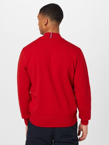 TOMMY HILFIGER Sweatjacke in Rot