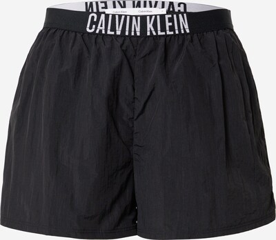 Calvin Klein Swimwear Badeshorts in schwarz / weiß, Produktansicht