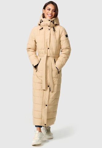 NAVAHOO Winter Coat 'Das Teil XIV' in Beige