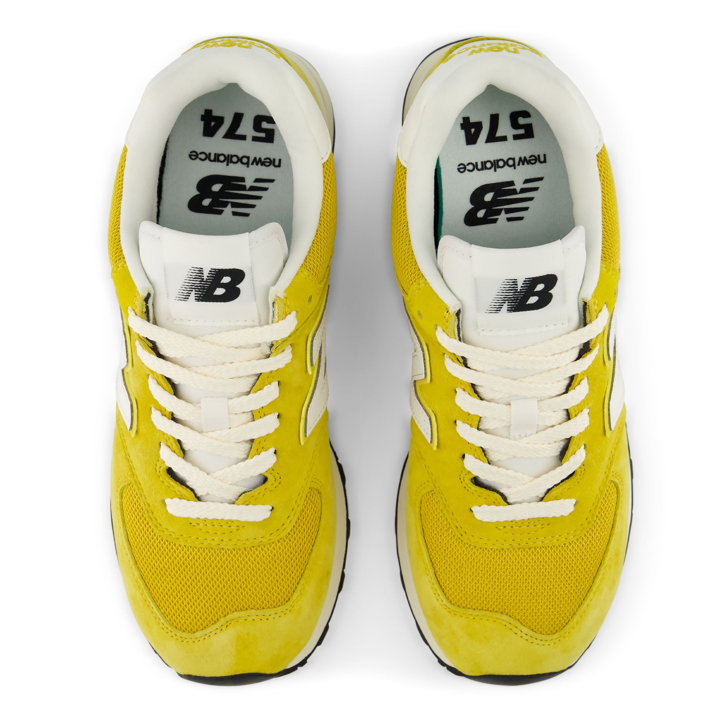 Sneaker bassa '574' di new balance in giallo