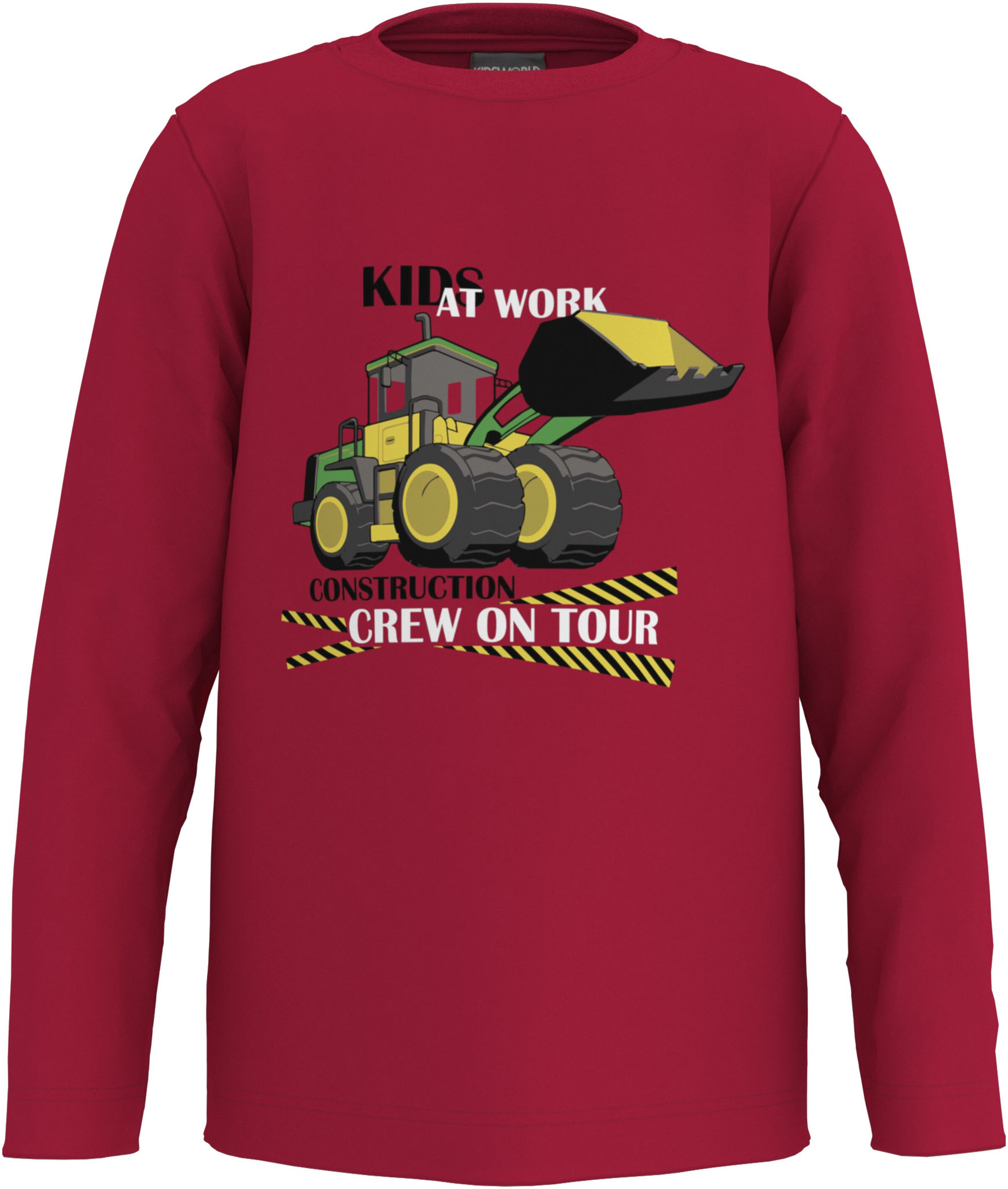 Kidsworld Shirt in Rot: Vorderseite