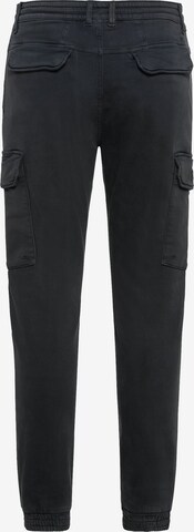 CAMEL ACTIVE Tapered Cargo Pants in Black: front