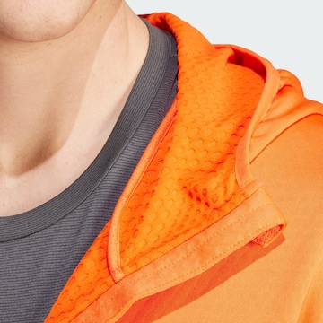 ADIDAS TERREX Athletic Fleece Jacket 'Xperior' in Orange