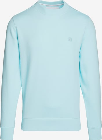 Sweat-shirt Calvin Klein Jeans en bleu : devant