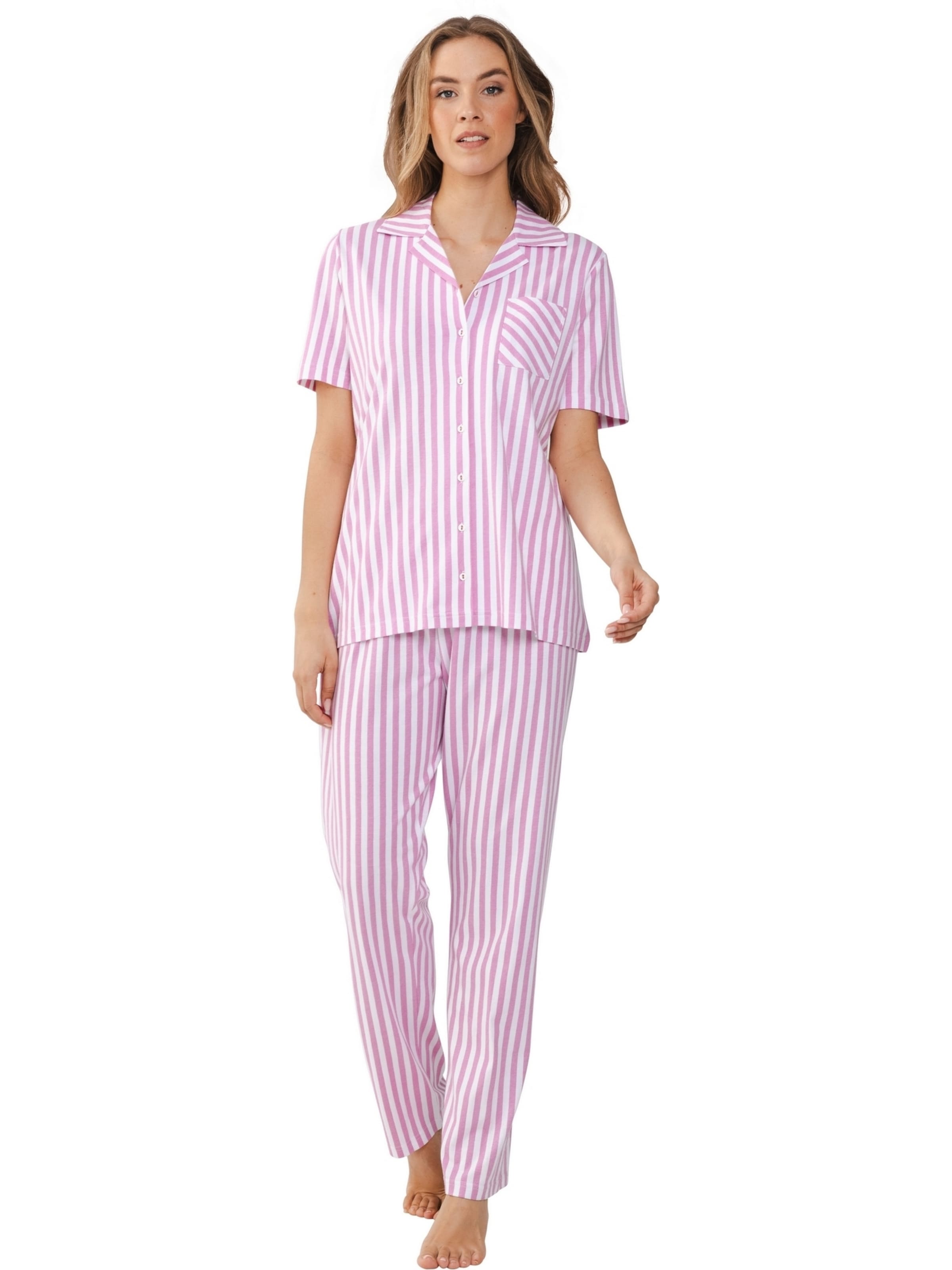 Pastunette Pyjama in Roze: voorkant