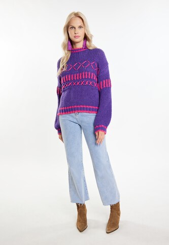 IZIA Sweater 'Hoona' in Purple