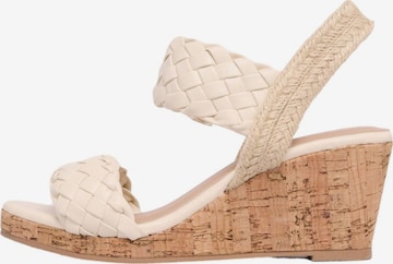 Sandales Lipsy en blanc : devant