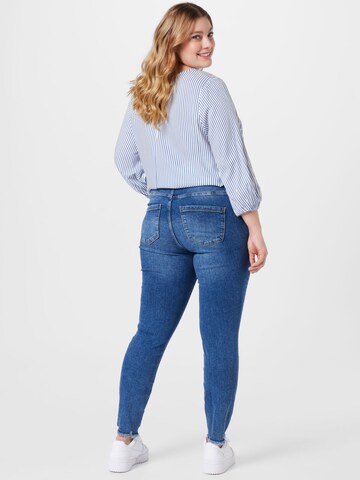 Vero Moda CurveSkinny Traperice 'SOPHIA' - plava boja