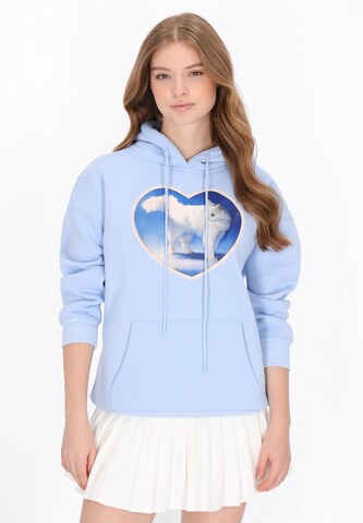 MYMO - Sudadera 'Pop' en azul: frente
