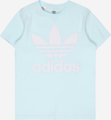 ADIDAS ORIGINALS - Camiseta 'Trefoil' en azul: frente