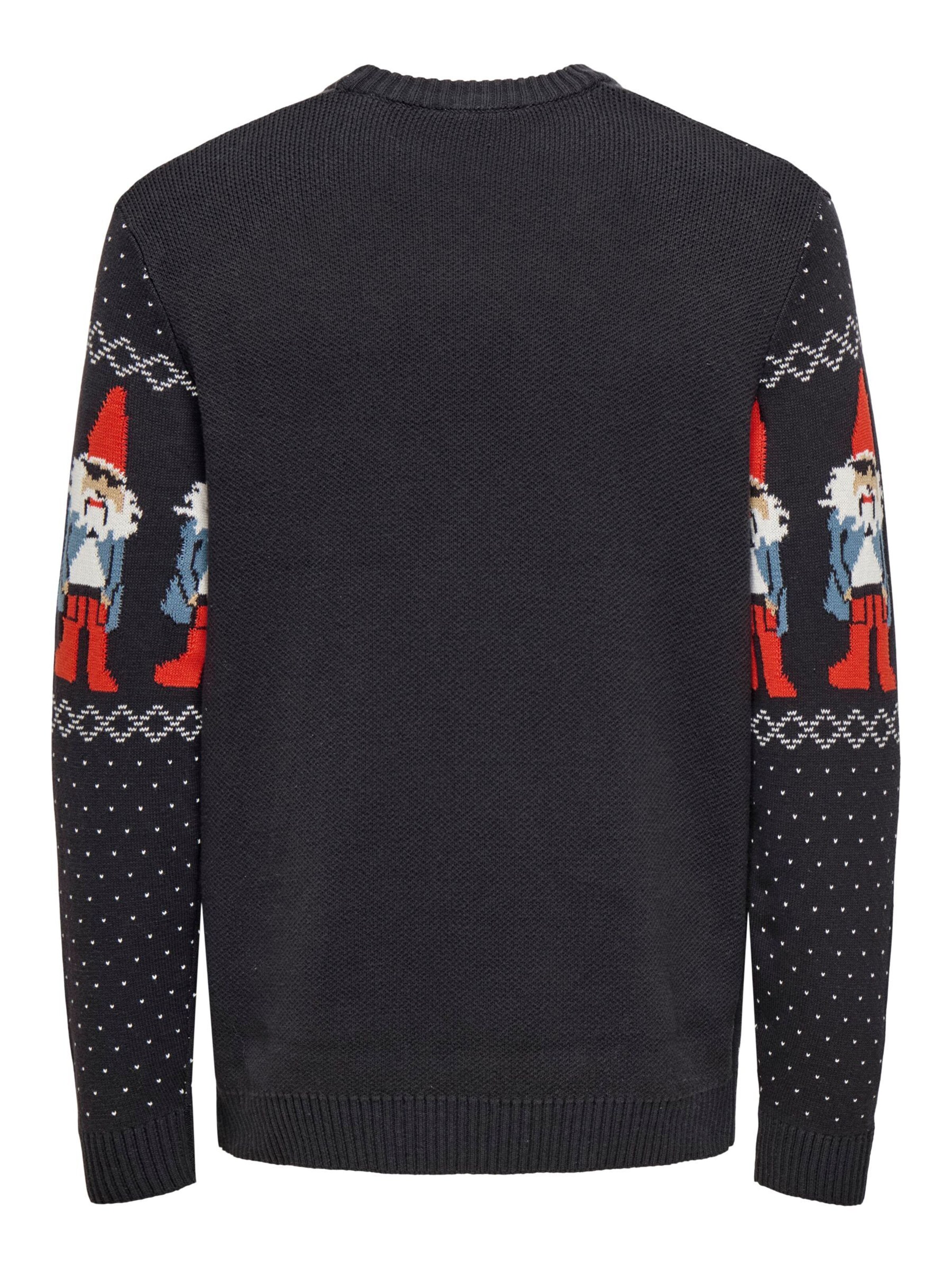 Only & Sons Pullover 'ONSX-Max' i grå