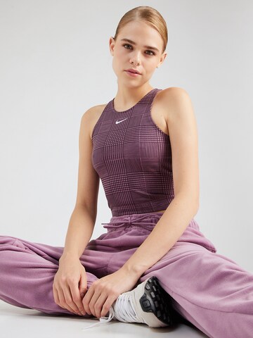 NIKE Sporttop in Lila: voorkant