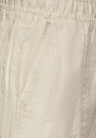 STREET ONE Wide Leg Hose in Beige