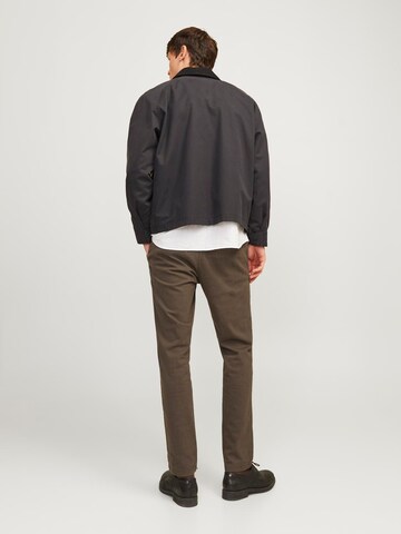 JACK & JONES Slimfit Chino kalhoty 'JJIMarco JJDave' – hnědá