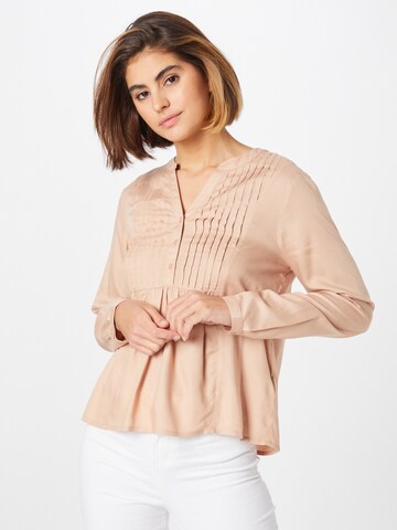 ABOUT YOU Bluse 'Eva' in Beige: predná strana