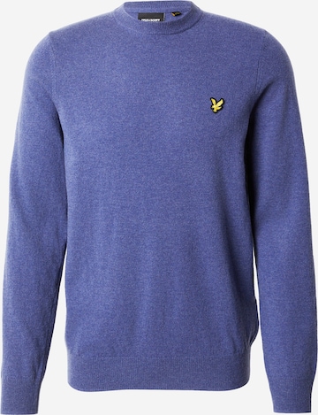 Lyle & Scott Trui in Blauw: voorkant