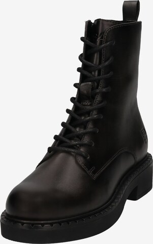 TT. BAGATT Lace-Up Ankle Boots in Grey: front