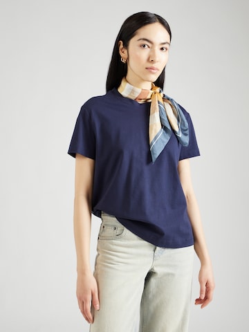 ESPRIT T-shirt 'Ayn' i blå: framsida