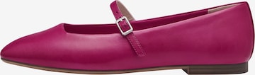 TAMARIS Ballet Flats with Strap in Pink