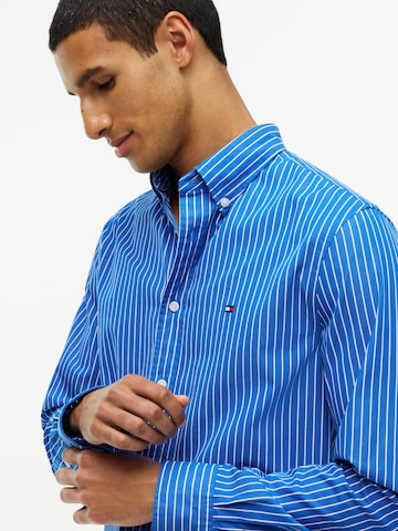 Slim fit Camicia 'FLEX' di TOMMY HILFIGER in blu