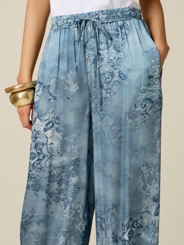 oltre Baggy Trousers in Blue