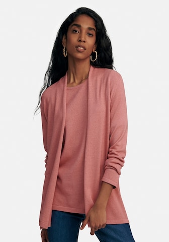 Peter Hahn Knit Cardigan in Pink: front