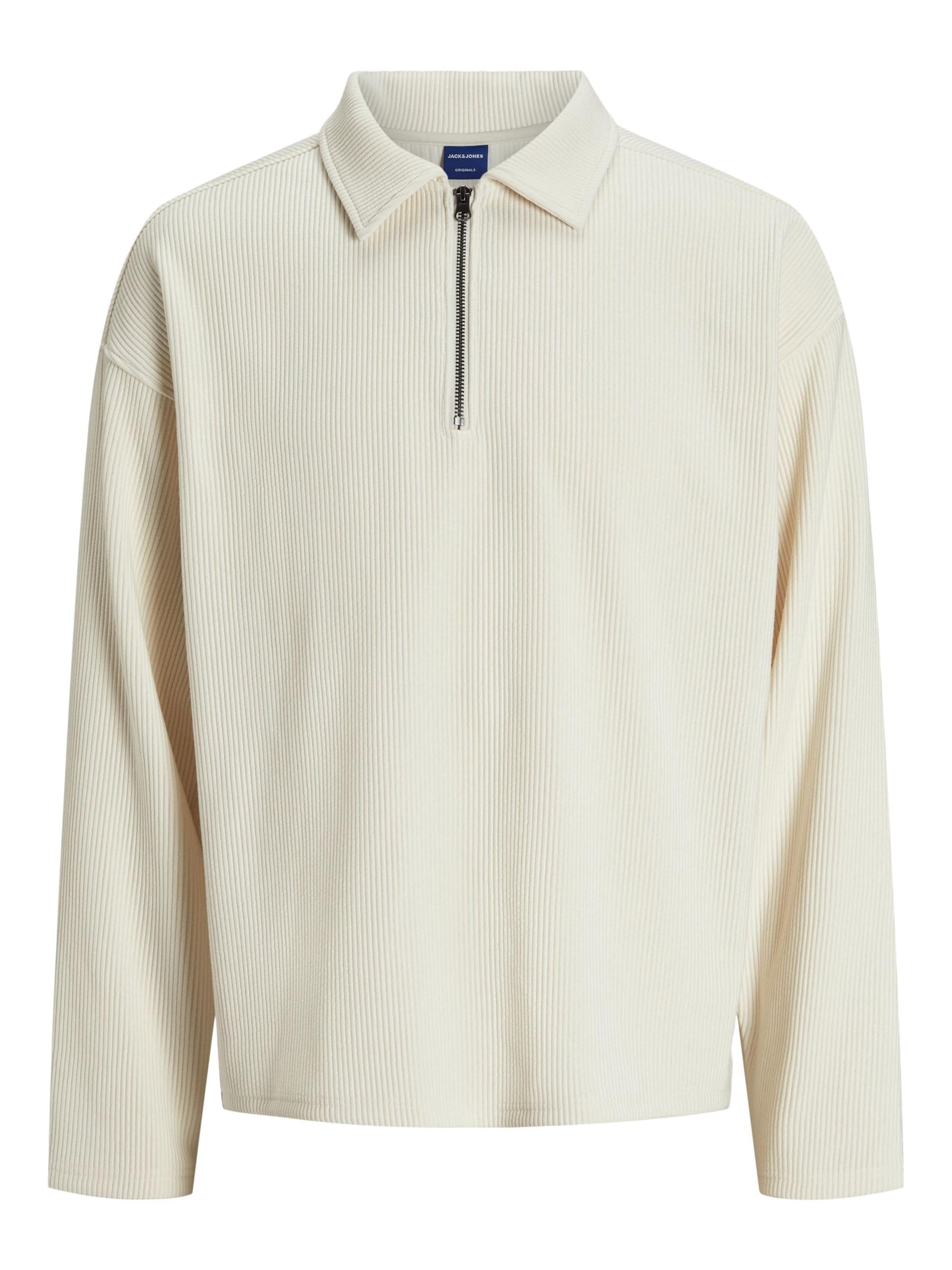 JACK & JONES Sweatshirt i hvid: forside