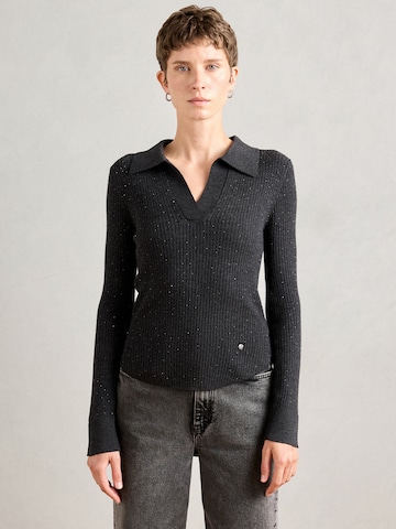MOS MOSH Pullover 'MMRonika' in Schwarz: Vorderseite