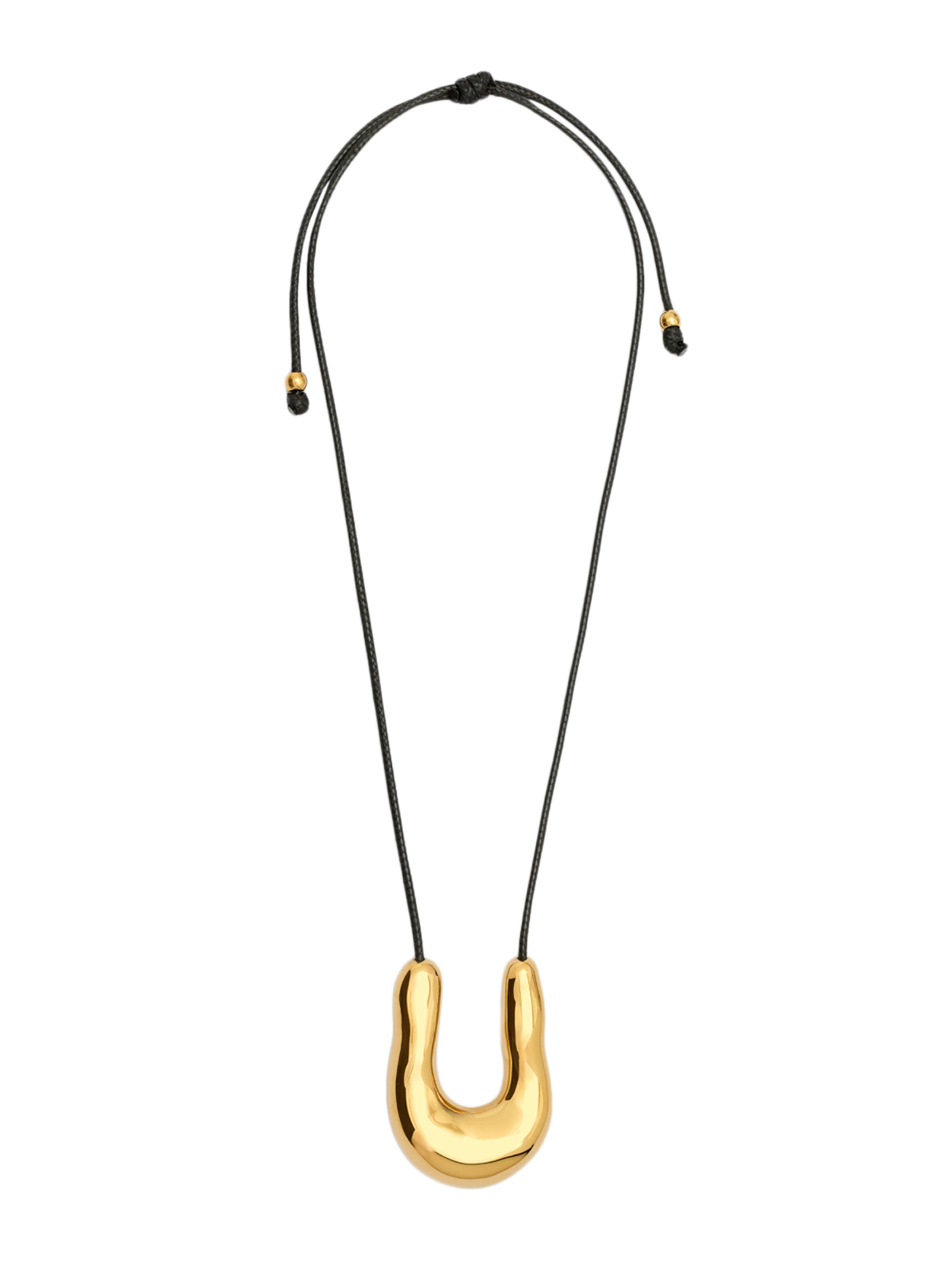 NALì Necklace 'Rope' in Gold: front