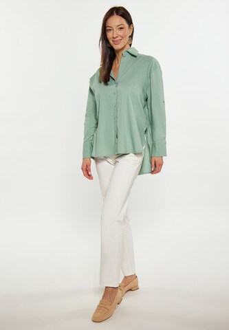 Camicia da donna di usha WHITE LABEL in verde