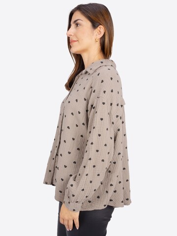 Chemisier 'Liya' Seasons of April en gris