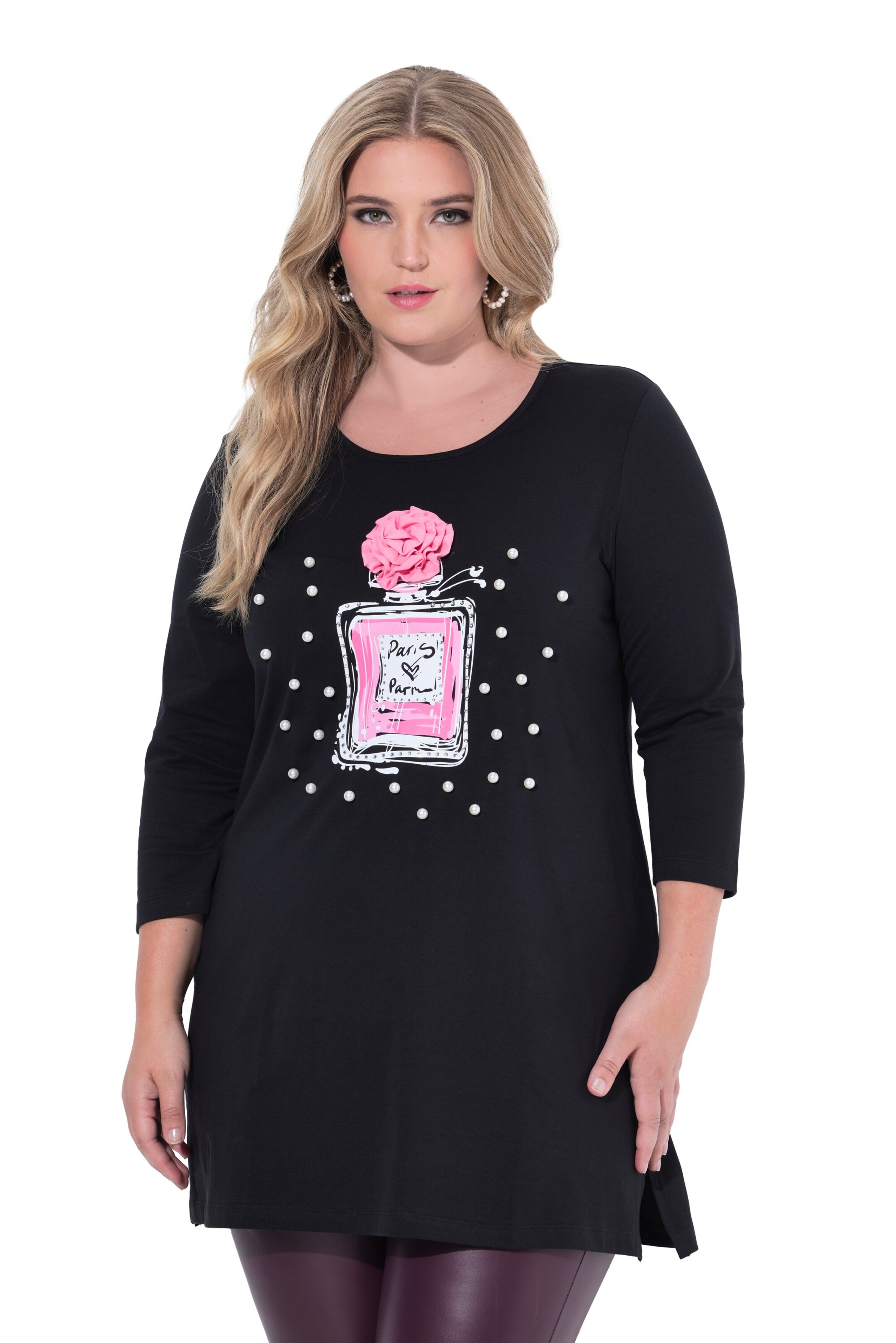 MIAMODA Shirt in Black: front