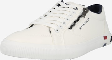TOM TAILOR Sneaker in Weiß: Vorderseite