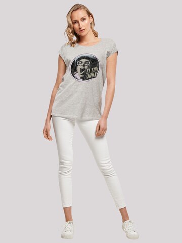T-shirt 'Elton John Vintage Circle' F4NT4STIC en gris