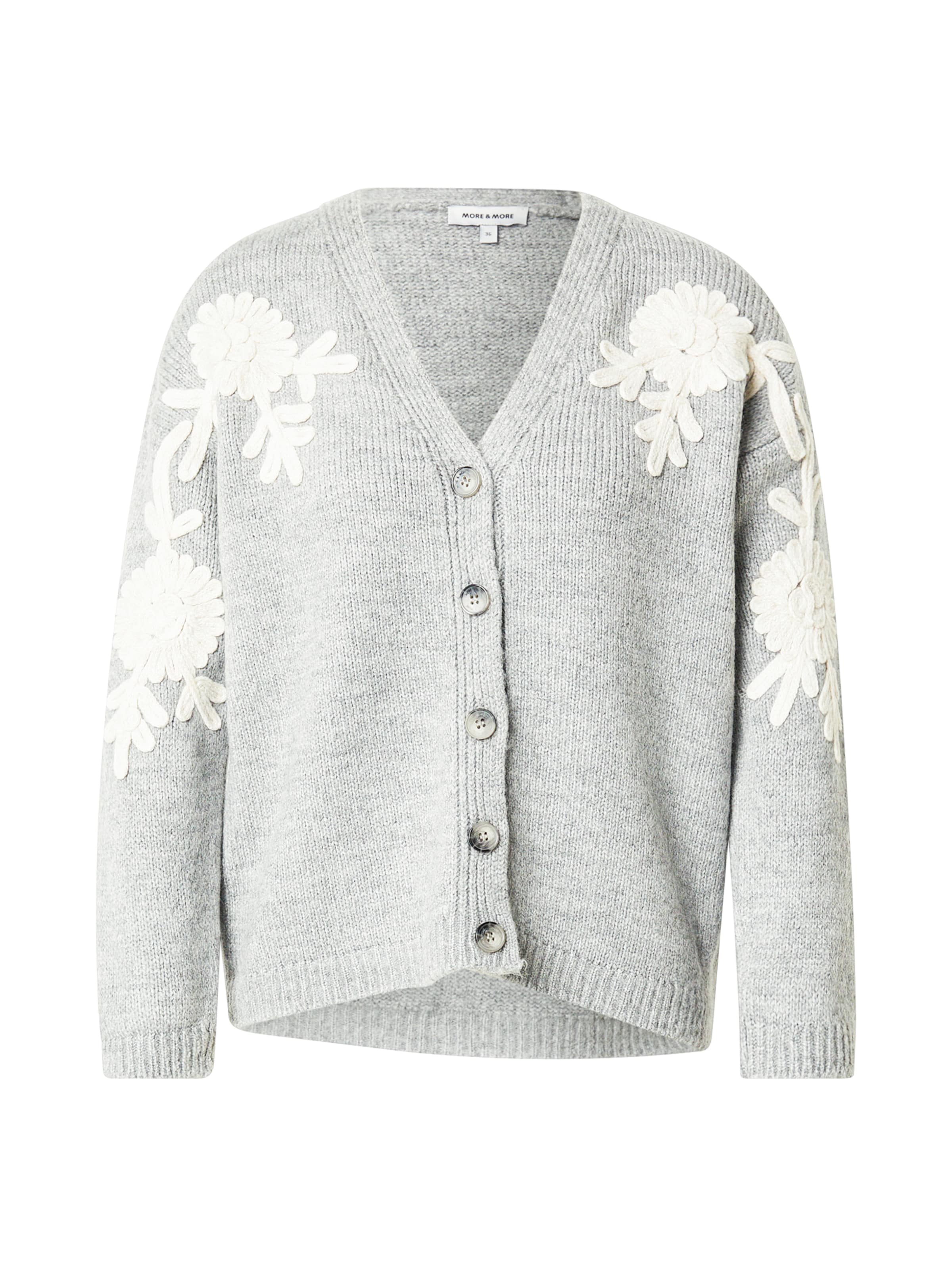 MORE & MORE Kardigán - Sivá: predná strana