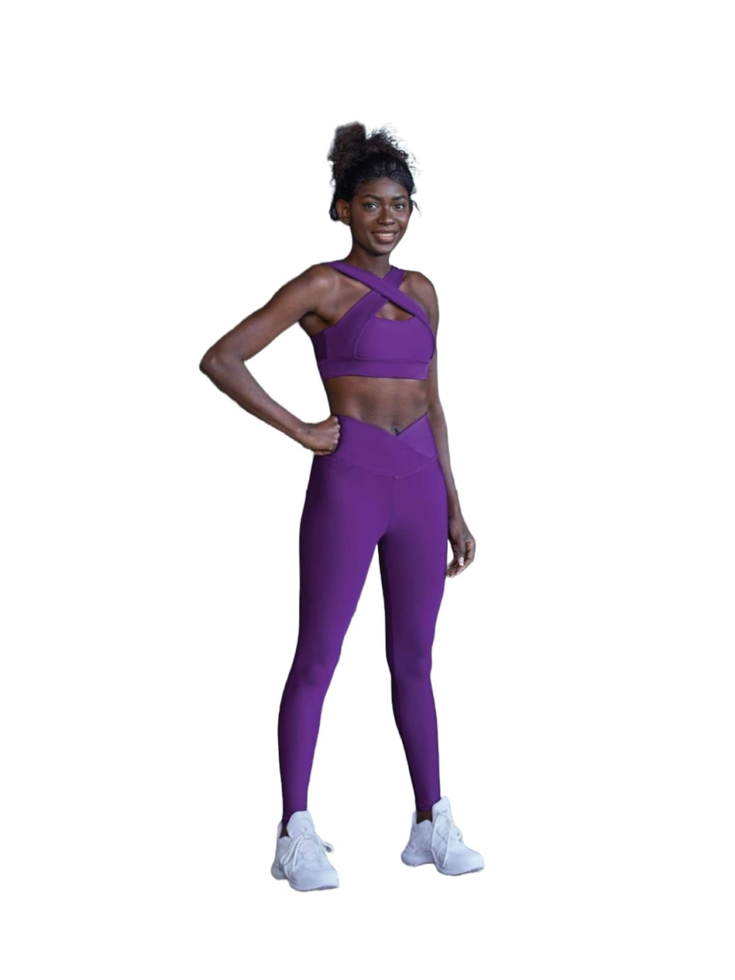 Lismina Slim fit Leggings '1042' in Purple: front
