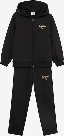 PUMA Träningsdräkt i svart: framsida
