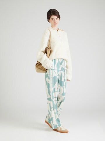 VILA Wide leg Trousers 'VISASJA' in Beige