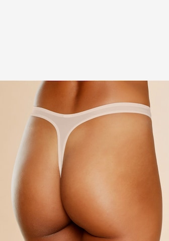 LASCANA Thong in Beige