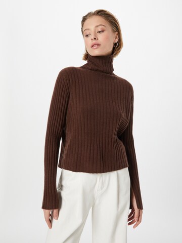 Pure Cashmere NYC Pullover i brun: forside
