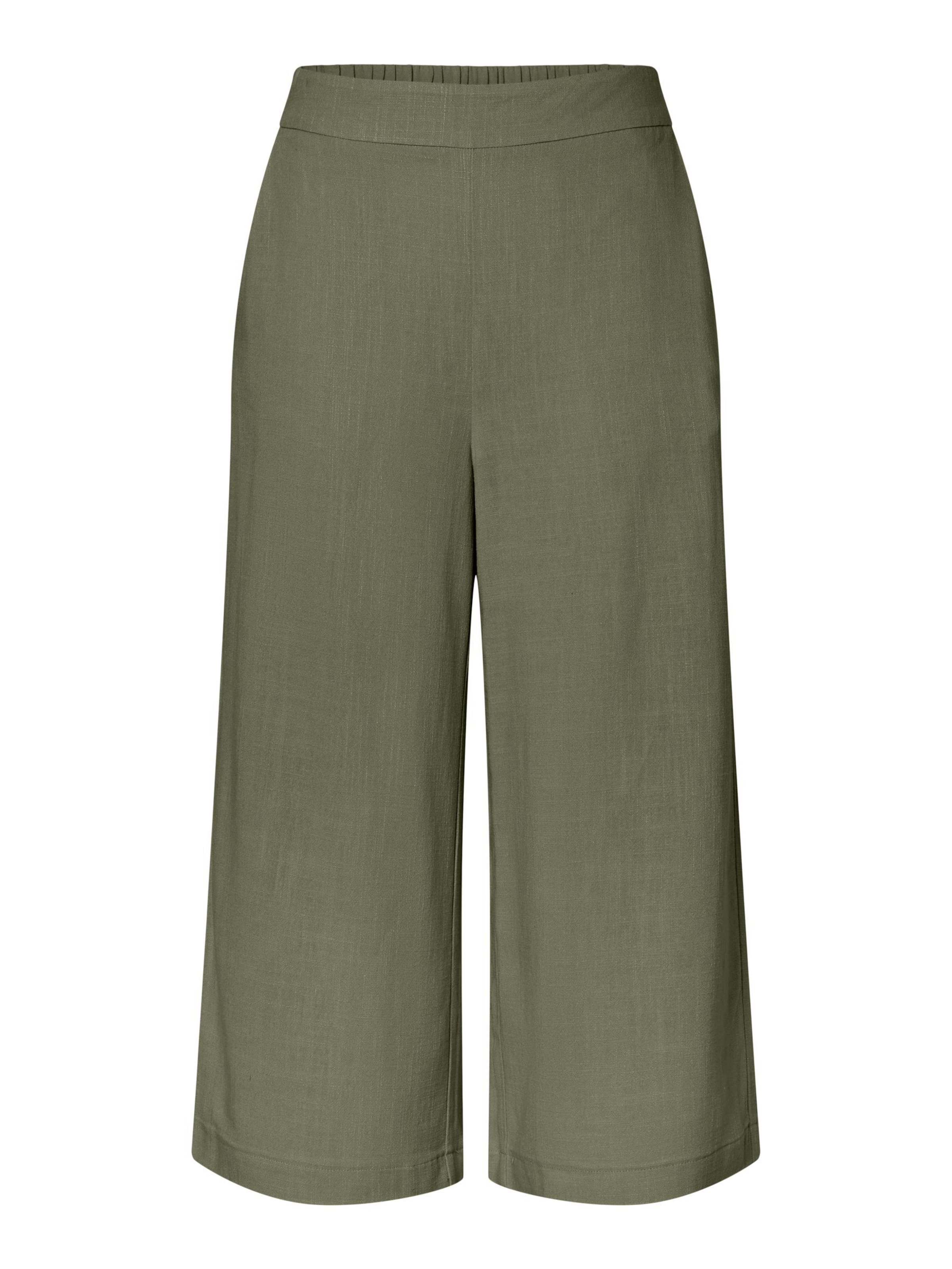 Pantalon 'PCVinsty' PIECES en vert : devant