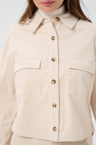 Cream Between-season jacket in Beige
