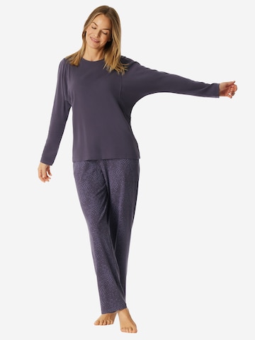 Pyjama 'Selected Premium Warming' SCHIESSER en violet