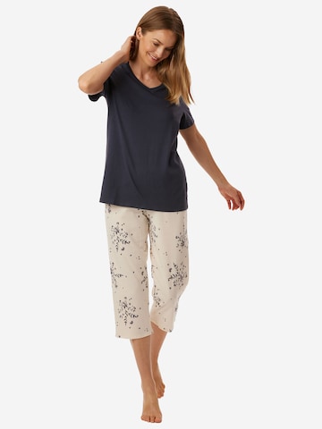 uncover by SCHIESSER Pyjama ' Nightwear ' in Beige
