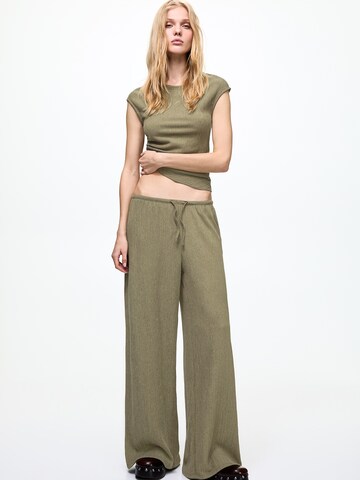 Pull&Bear Loose fit Pants in Green