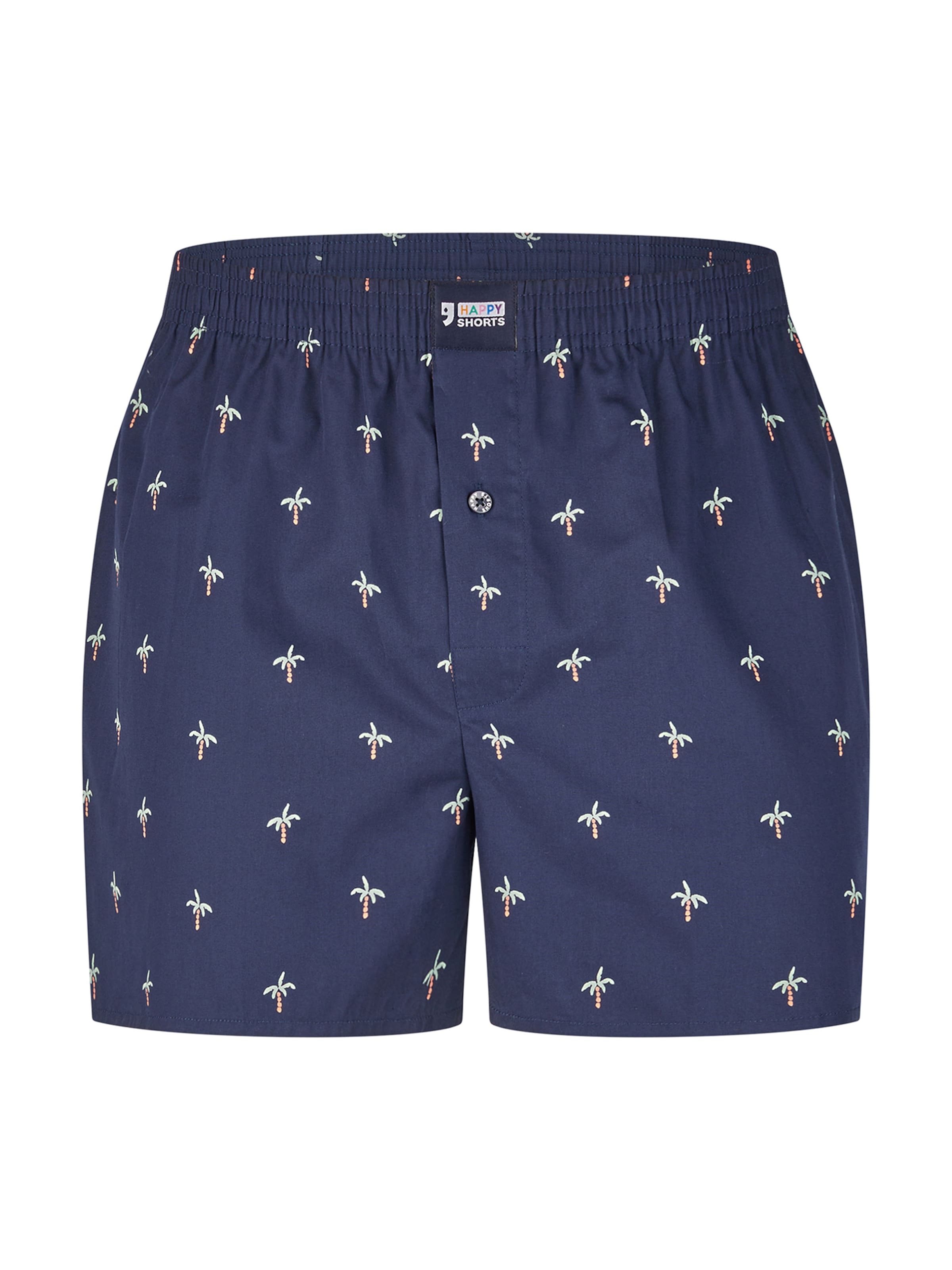 Boxers ' Motiv Mix ' Happy Shorts en bleu